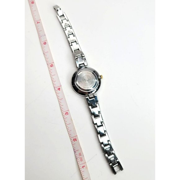 Anne Klein Watch Swarovski Crystal Silver Tone Fashion Rhinestone Womans VL801 - Picture 5 of 6